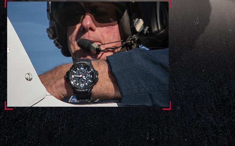 Casio Watch, G-SHOCK Aviation Series Shockproof And Water-Resistant Sports Watch, Gift for Boyfriend, GR-B300 10