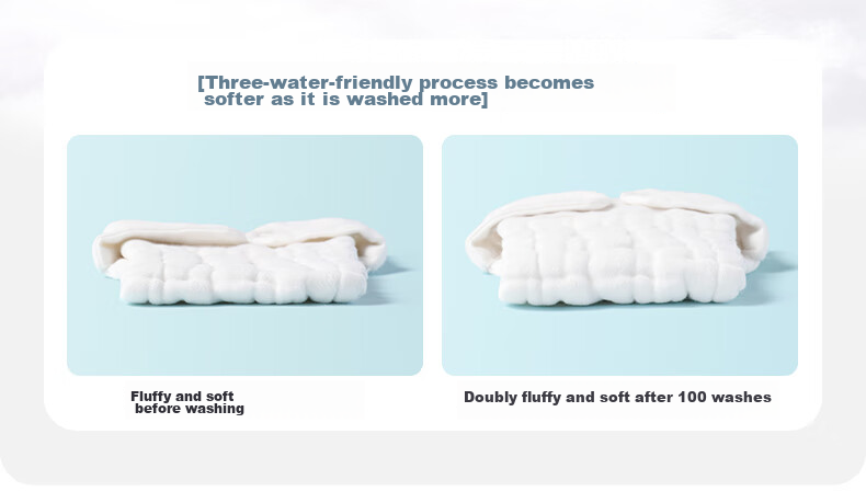 Betis Baby Washable Newborn Diaper Mustard Seed Leak-Proof Time+Fruit Bear 4-Pack L Size 15