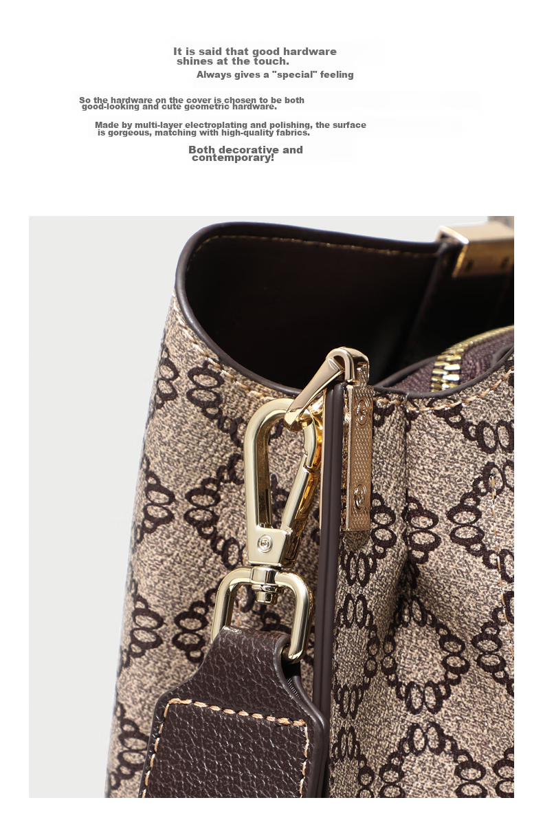 Aiqinghai Handbag, Women's Crossbody Bag, Bucket Bag, Large Capacity Brand Shoulder Bag, Practical Birthday And Mother's Day Gift for Mom 12