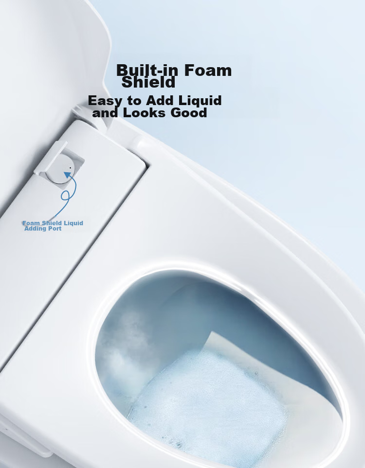 JD Original Haishen Intelligent Toilet Seat Cover with Built-In Foam Shield, Fully Automatic Cleaning, Heating And Drying Electric Heated Toilet Seat Ring 7
