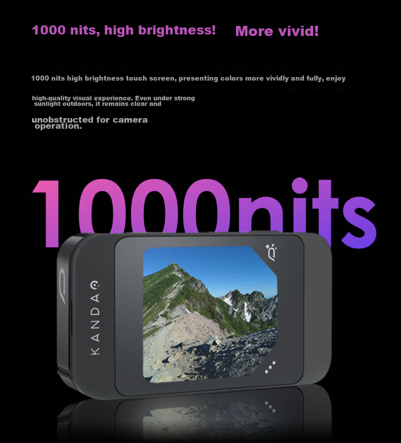 KanDao Sees Cool QooCam EGO Instant View 3D Camera, Dual-Lens 4K Action Camera VR Compatible, 3D Instant Capture, Sees Technology 3D Camera, Black 15