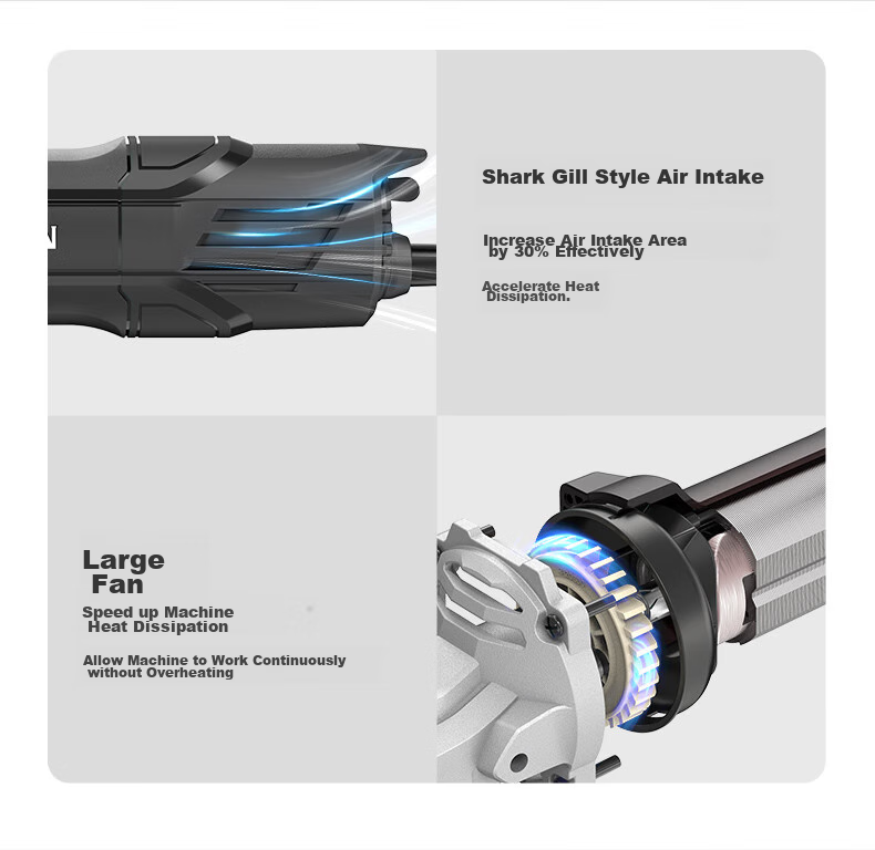KEN Angle Grinder RS100BK, Household 850W Metal And Stone Grinding Machine, Polishing Machine, Cutting Machine, Grinding Wheel Machine, Rear Switch 7