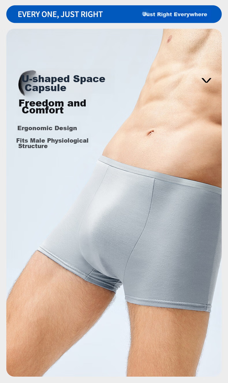 Briars Disposable Men's Boxer Briefs, Pure Cotton [6 Boxes 24 Pieces], Large Size, Sterile, No-Wash, Men's Gray XXL 10