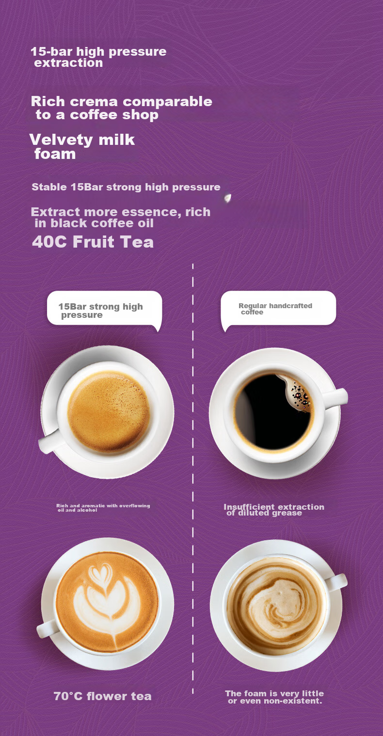 DOLCE GUSTO, Nestle Doulce Gusto, Portable Capsule Coffee Machine, Mini Single-Serve Machine, Fully Automatic Upgraded Version, New Pre-Infusion Function, 4 Temperature Settings 9