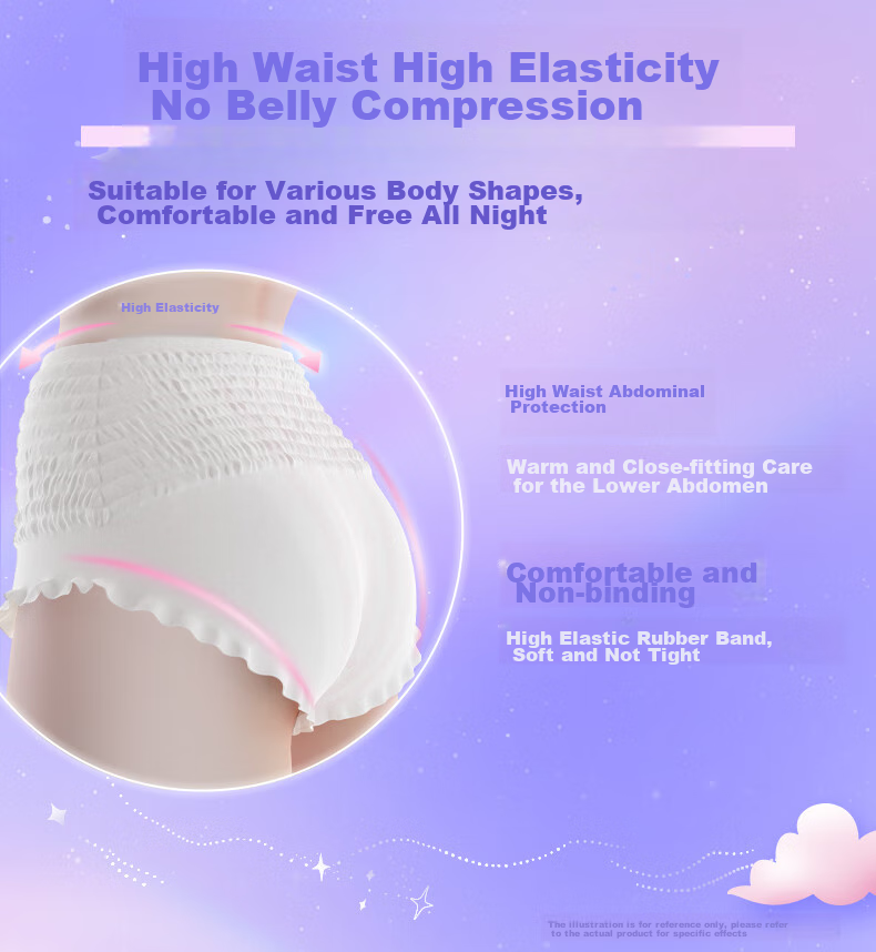 Jieting High-Waist Breathable Sleep Pants, L Size, 30 Pieces, Menstrual Comfort Pants, Ultra-Thin Pull-Up Pants, Night Use Sanitary Napkins, Sold by JD 2