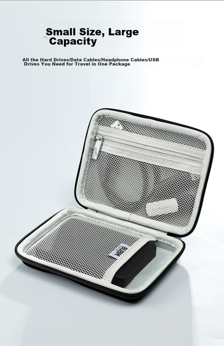 JPLAYER Portable Hard Drive Case, 2.5-Inch, Compatible with Seagate, Toshiba, Western Digital, Hard Drive Protective Cover, Shockproof Storage Bag, Co-Branded Single-Layer Gray, E-Sports 4