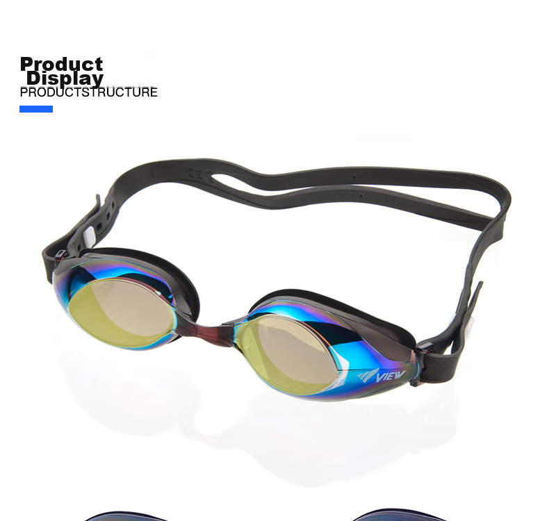 View Anti-Fog Swimming Goggles for Men And Women, Large Frame High Definition Waterproof Swimming Glasses, Adult Swim Goggles with No Pressure Marks 7