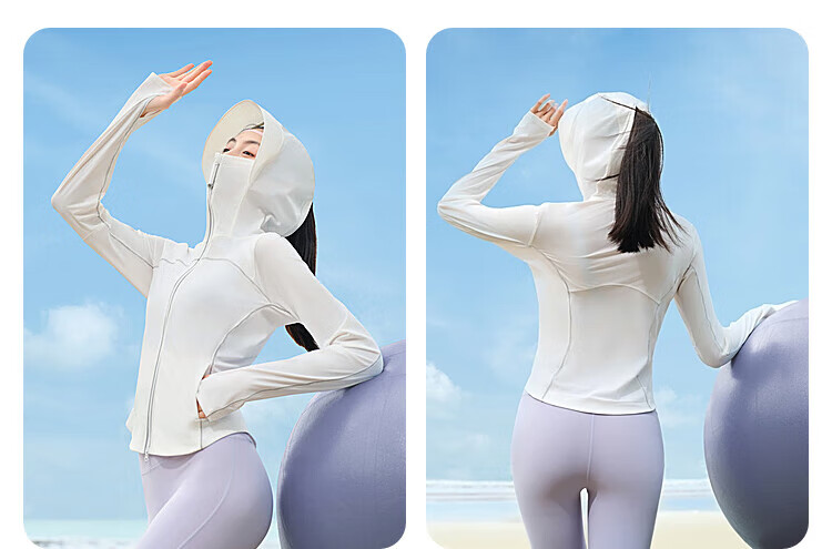 BOSIDENG Clothing, Five-Fold Summer National Standard Sun Protection Garment, Ice Silk Original Yarn UPF100+, Outdoor Hooded UV-Resistant Slim Fit 26