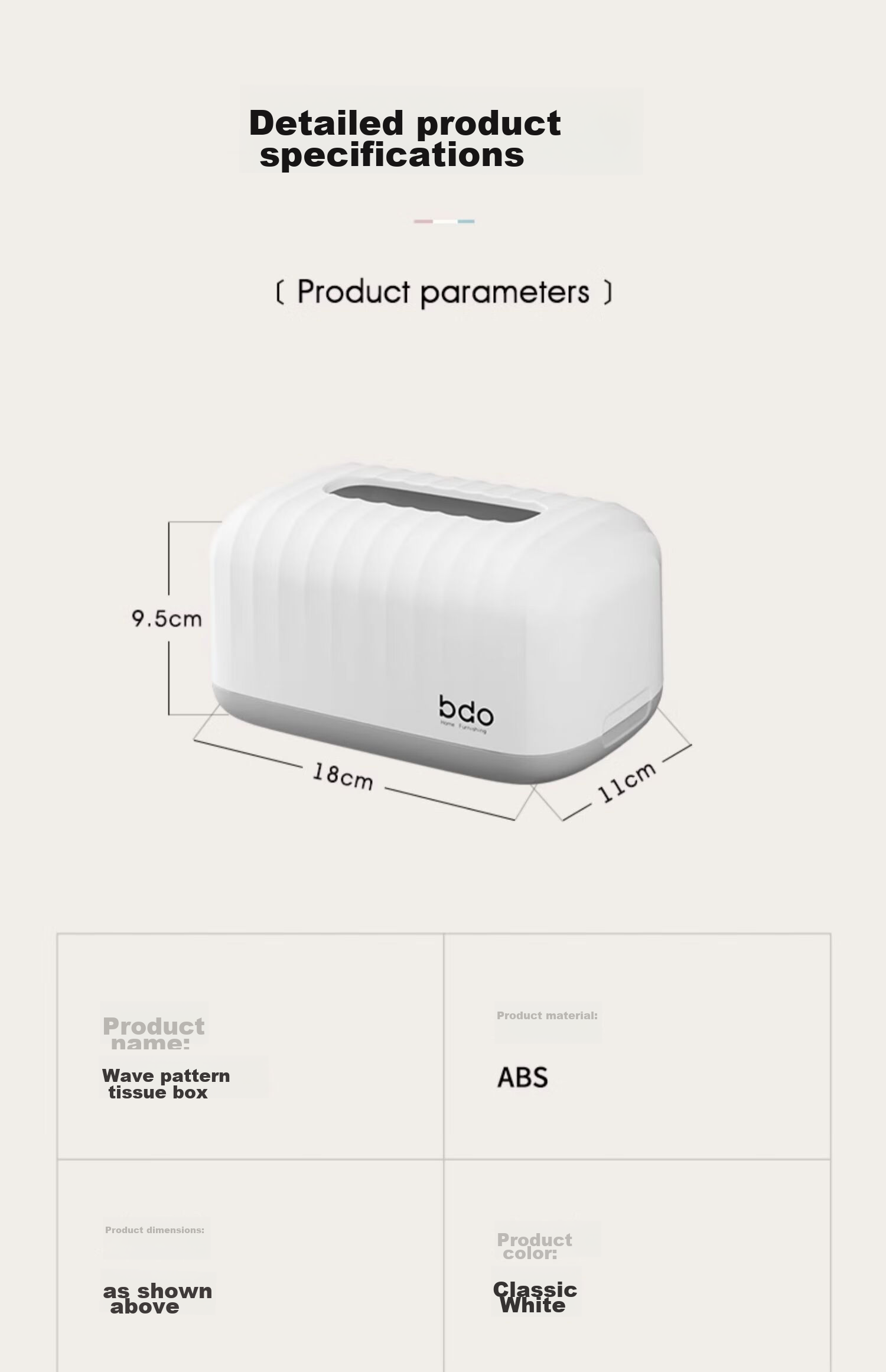 BDO Tissue Box, Living Room Coffee Table Dining Table Desktop Tissue Holder with Spring, Paper Towel Dispenser for Office And Bedroom Desk 11
