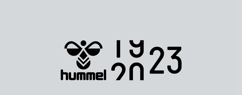 Hummel Spring And Autumn Heavyweight Sweatshirt for Men And Women, Couple Outfit with Embroidery, Loose-Fitting Round Neck Top for Spring, Base Layer, Black, S 1