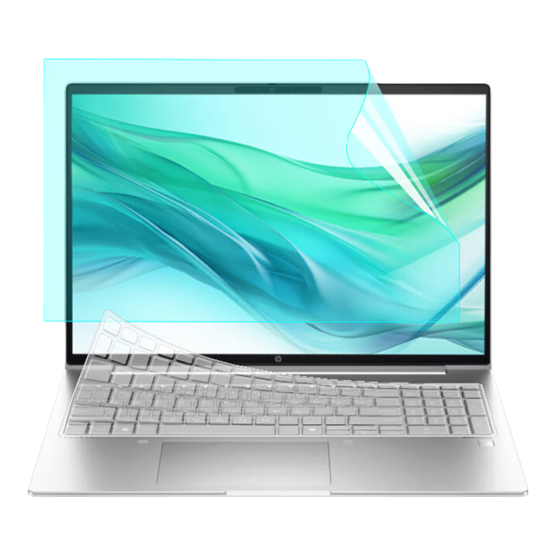 Jiasu HP Zhan 66 7th/8th Generation 2025/24 Model Keyboard Cover, High-Definition Screen Protector, 16-Inch Laptop Protective Film Set, One Complete Kit Saves Time And Effort