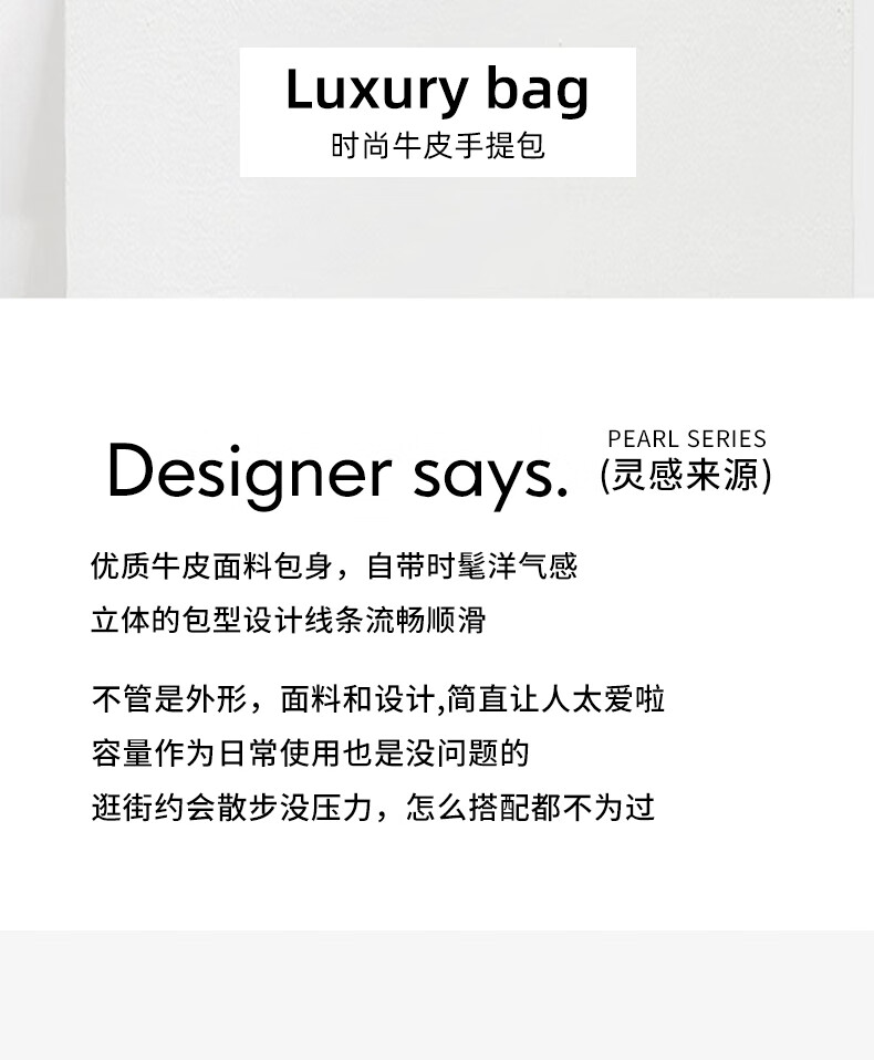 Aiqinghai Leather Handbag, Women's Crossbody Bag, Shoulder Bag, Large Capacity, Practical Birthday And Mother's Day Gift for Mom 5