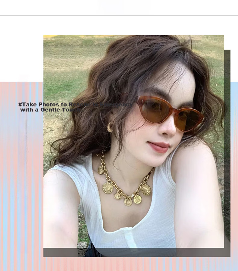 CAPONI Polarized Sunglasses for Women, 2026 New Style UV Protection Driving Glasses, Sun Protection Retro Eyewear 22