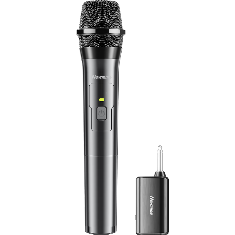 Newmine MC107 Wireless Microphone, Home KTV Singing, Hosting, Lecturing, Karaoke, Conference Speaker, Amplifier, FM Tunable, Universal Microphone, Single Mic