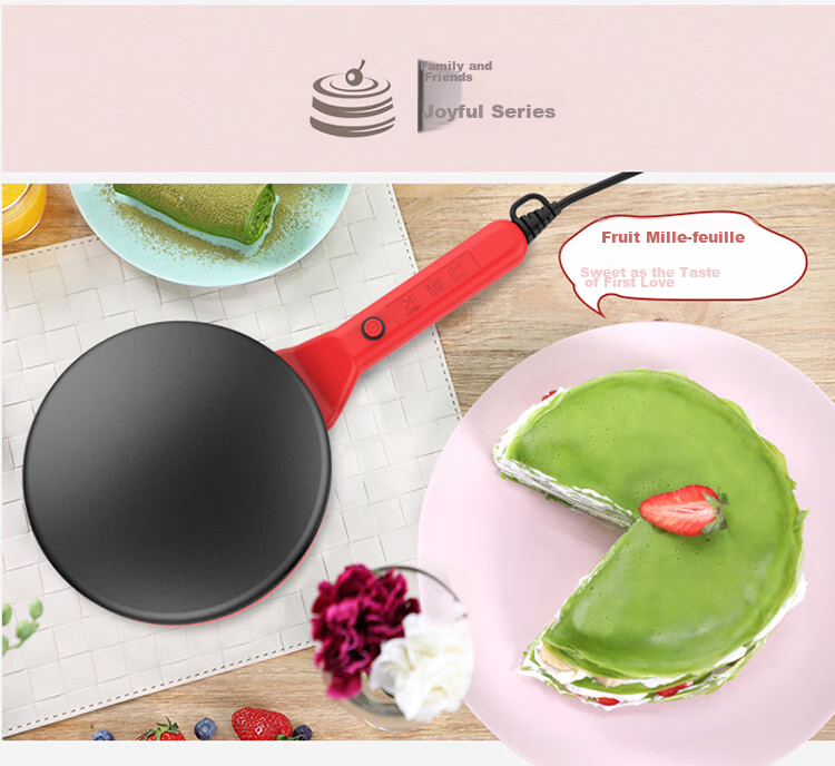 Liven Pancake Maker, Spring Pancake Machine, Breakfast Maker, Home Electric Griddle, Thin Pancake Maker, Sandwich Maker, Spring Pancake And Spring Roll Wrapper Maker, Layer Cake Maker BC-811A 11