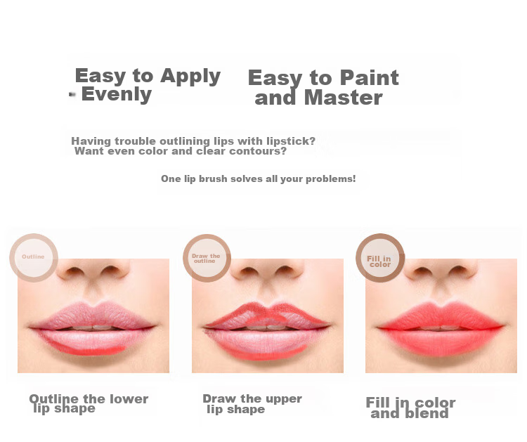 Meifuyu Disposable Lip Brush Sticks, 100 Pieces, Lip Mask And Lipstick Cotton Swabs, Portable Makeup Brushes MF8802 2