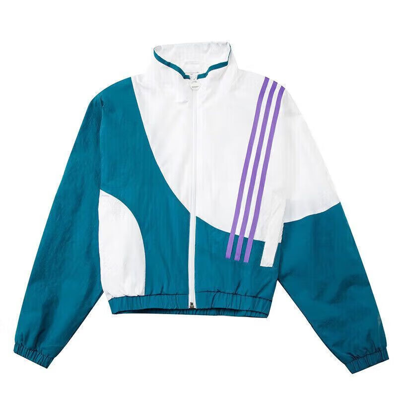 Adidas Women's Sports Casual Woven Loose Jacket HF7327 White 2XL 4