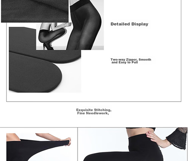 Afandi Autumn New Women's Leggings, 1500D Extra-Large Crotch, Terry Fire God Velvet, Fleece-Lined Thickened Double Warm Pants 10