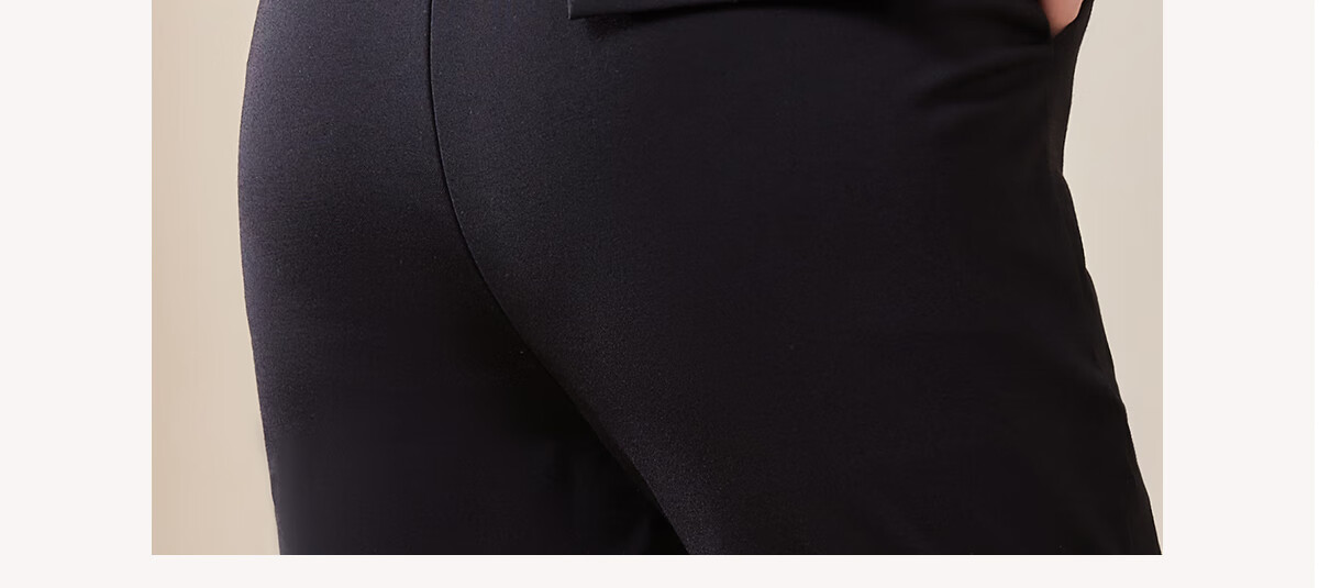 Chushen Spring Autumn Women's Casual High Waist Fashion Slim Fit Flared Suit Pants S141K2006 Black L 4