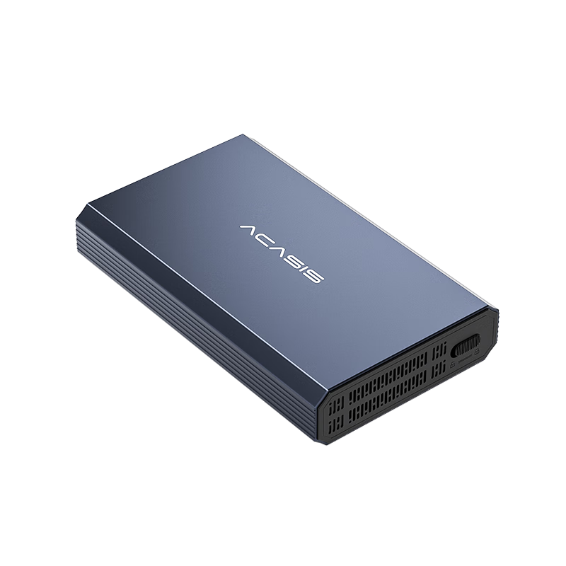 Acasis USB3.0 External Hard Drive Enclosure, 3.5-Inch SATA Interface, for Desktop And Laptop, External SSD/HDD Storage, Aluminum Alloy Case, EC-7351