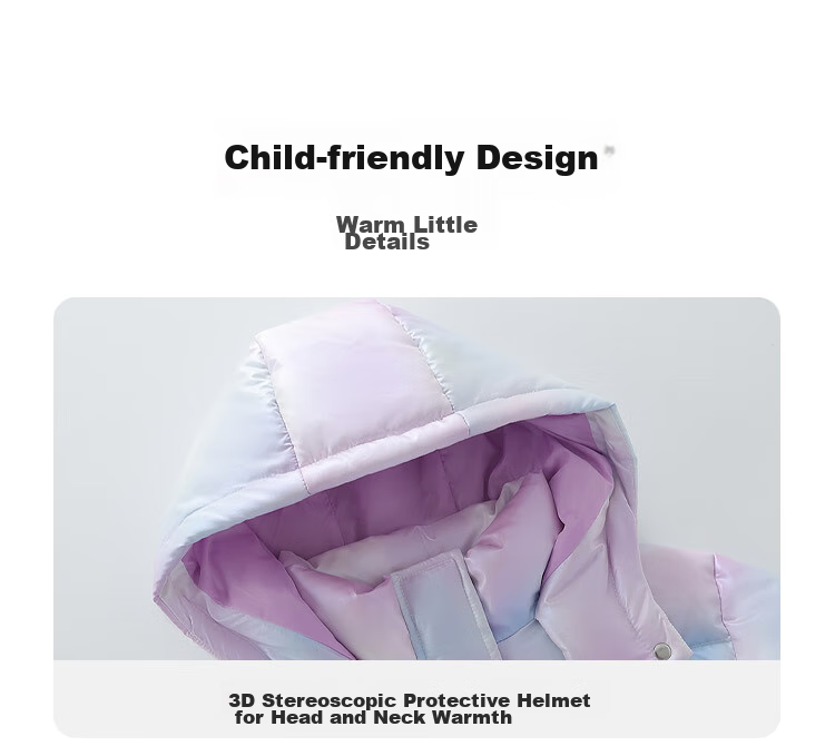 DISNEY Children's Clothing, Girls' Five-Proof Antibacterial Anti-Static Mid-Length down Jacket, Winter 2024, DB441KE33, Purple, Size 120 19