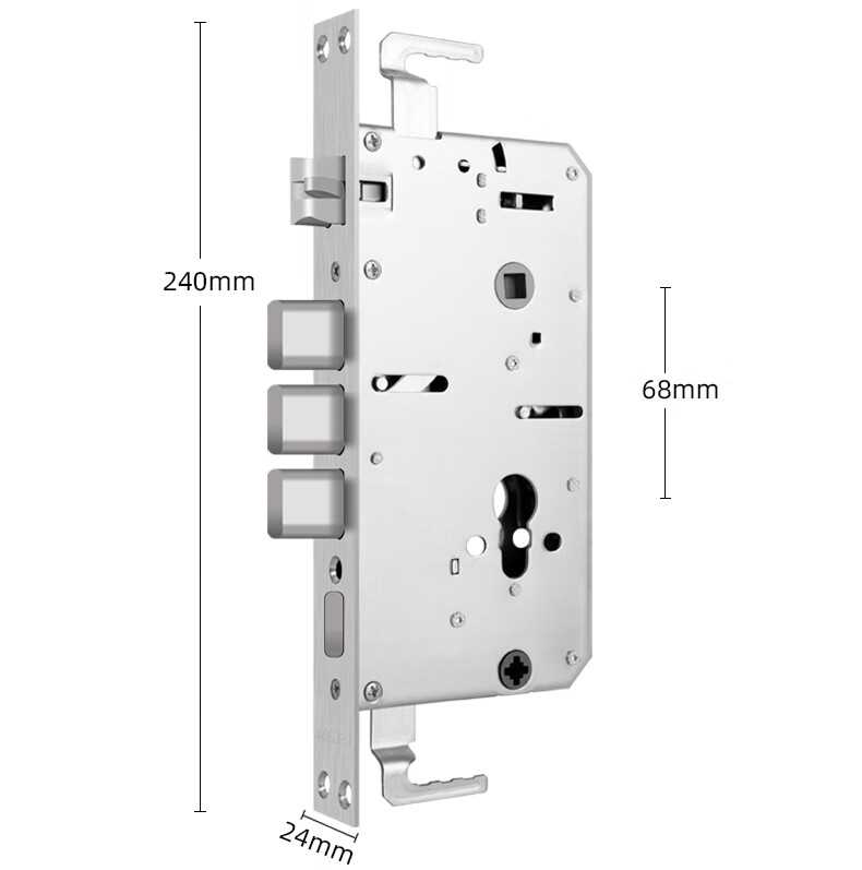 HOTUN [On-Site Installation] Anti-Theft Door Lock Set with Super C-Grade Lock Cylinder, Universal Steel Door, Entrance Door, Main Door Lock FDT2 5
