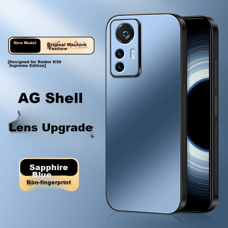 Чехол для телефона Shangsu, противоударный, с защитой камеры, для Xiaomi Redmi K50 Ultra, синий