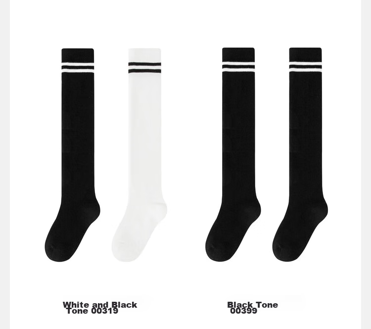 Minibala [2 Pairs] Boys And Girls Preppy Style Over-Knee Socks, Children's Summer Thin Breathable Socks 7