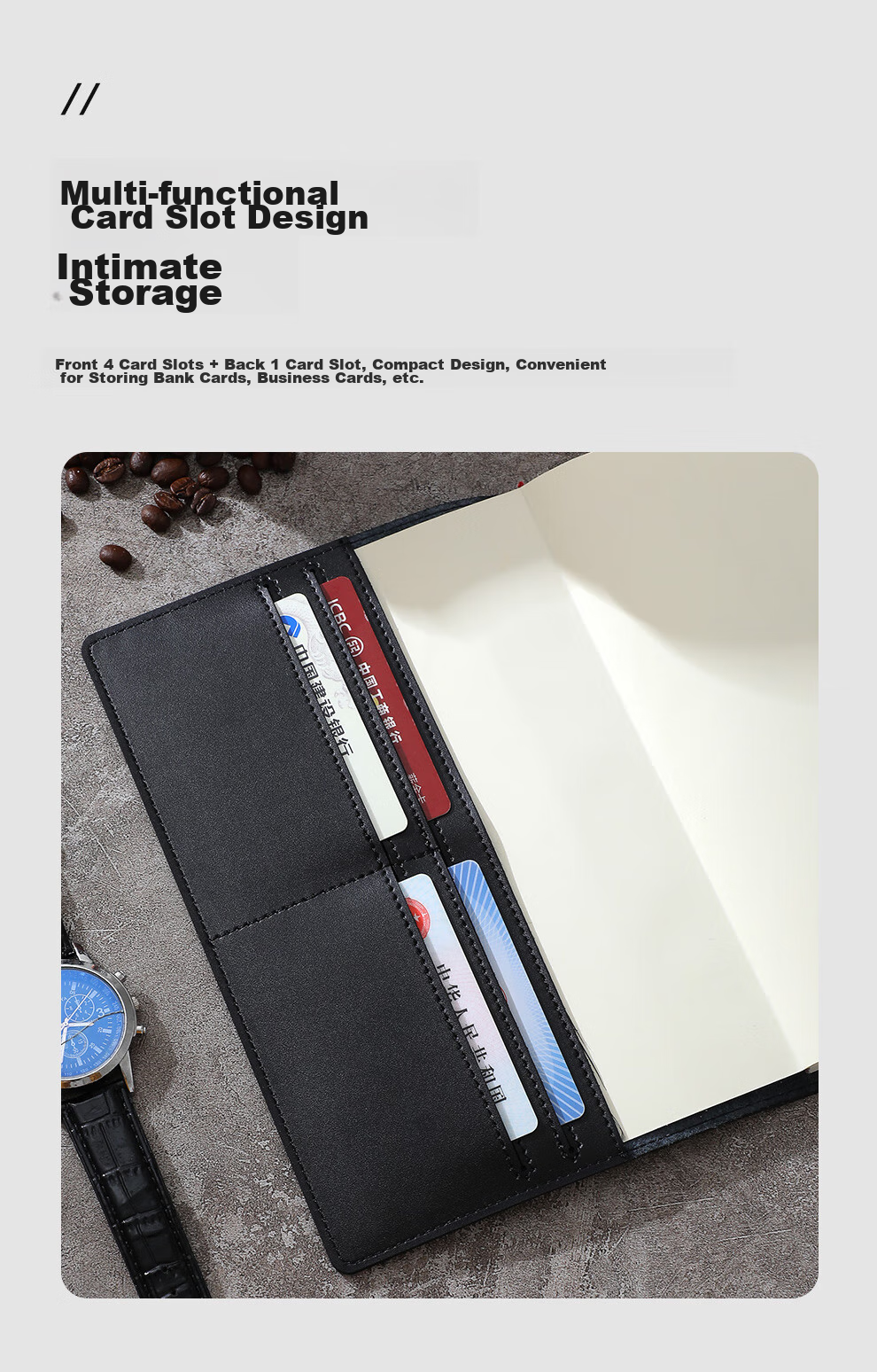 Jiaranheng Mid-Autumn Festival Gift for Teachers, Genuine Leather Notebook Gift Box, High-End Notebook with Genuine Leather A5 Cowhide Shell, Handwritten Business Office High-End Meeting Note-Taking Book, Customizable 9
