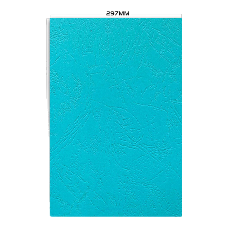 DOCON 160g A3++ Embossed Leather Texture Cover Paper Perfect Binding Machine Faux Leather Texture Proposal Document Contract Cover Cloud Paper 160g 297*460mm Lake Blue