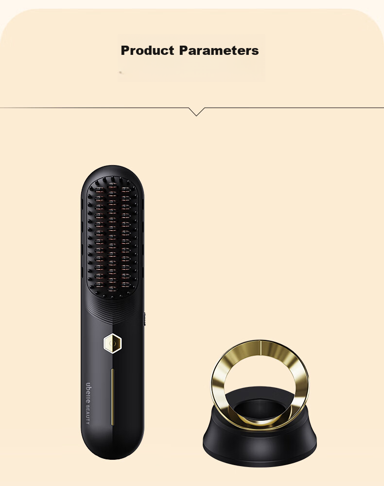 UBelle [Mid-Autumn Festival Gift] Wireless Straightening Brush, 500 Million Negative Ions Hair Protection, Portable Dual-Use Straightener And Comb, Smooth High Crown, Birthday Gift for Girlfriend 29
