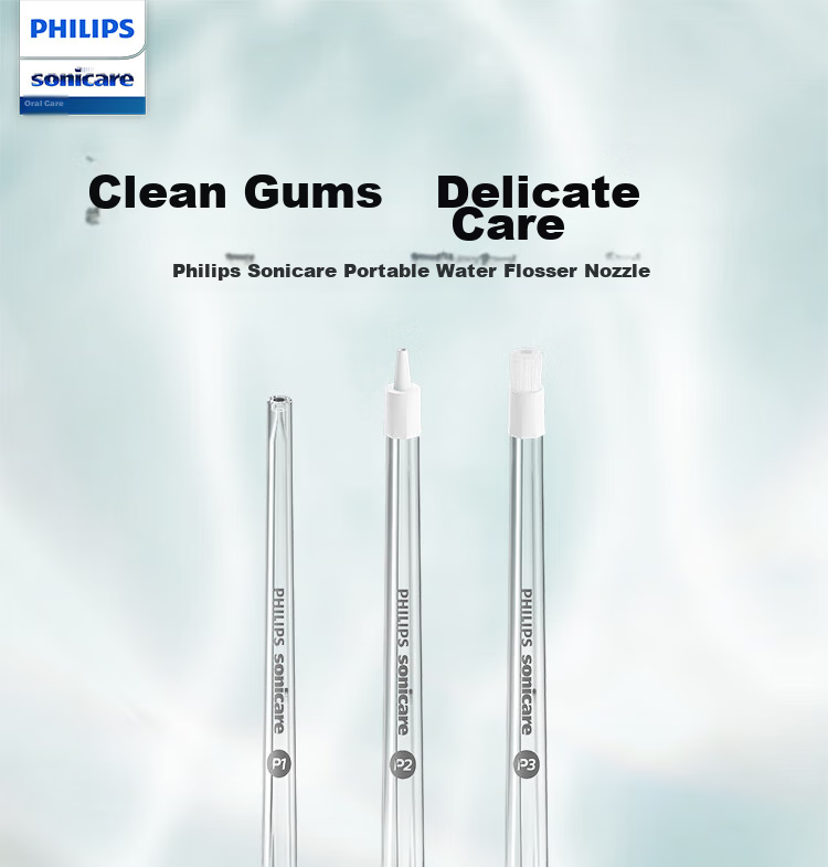 PHILIPS Sonicare Electric Water Flosser, Comfortable Nozzle, HX3052/00, Compatible with Meiya Cang 3826 Flosser, Shuimo Fang 3911/3711 Flosser 1