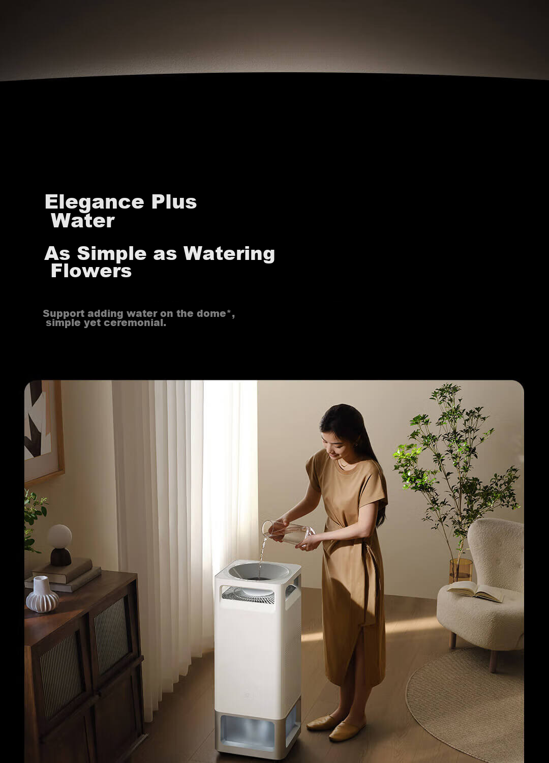 Mijia Xiaomi Baby-Friendly All-In Humidifier And Air Purifier 3Max, Antibacterial And Allergen Removal, Large Capacity Home Bedroom Humidifier Air Purifier Gift for Women's Moisturizing 19