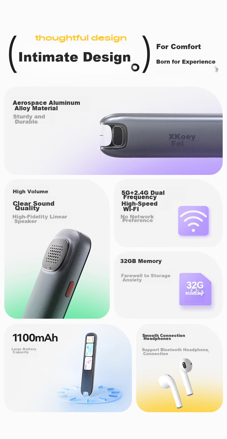 IFLYTEK AI Dictionary Pen P30 Pro English Reading Pen Learning Device, English Translation Tool, Suitable for All Ages from Preschool to High School 19