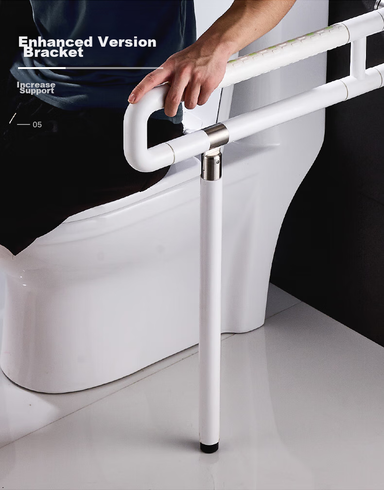 MODUN Toilet Handrail, Bathroom Support Rail, Elderly Safety Anti-Fall Seat Support, Toilet Barrier-Free Riser, Foldable 10
