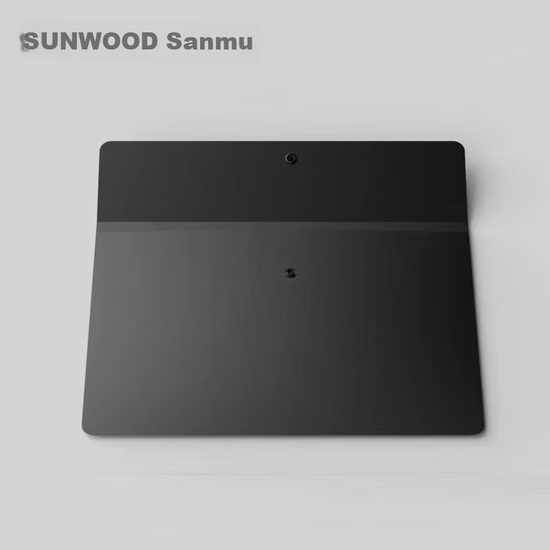 SUNWOOD A4 Button Closure Document Folder/briefcase/waterproof File Holder/office Supplies, 1 Pack, Black, MC330