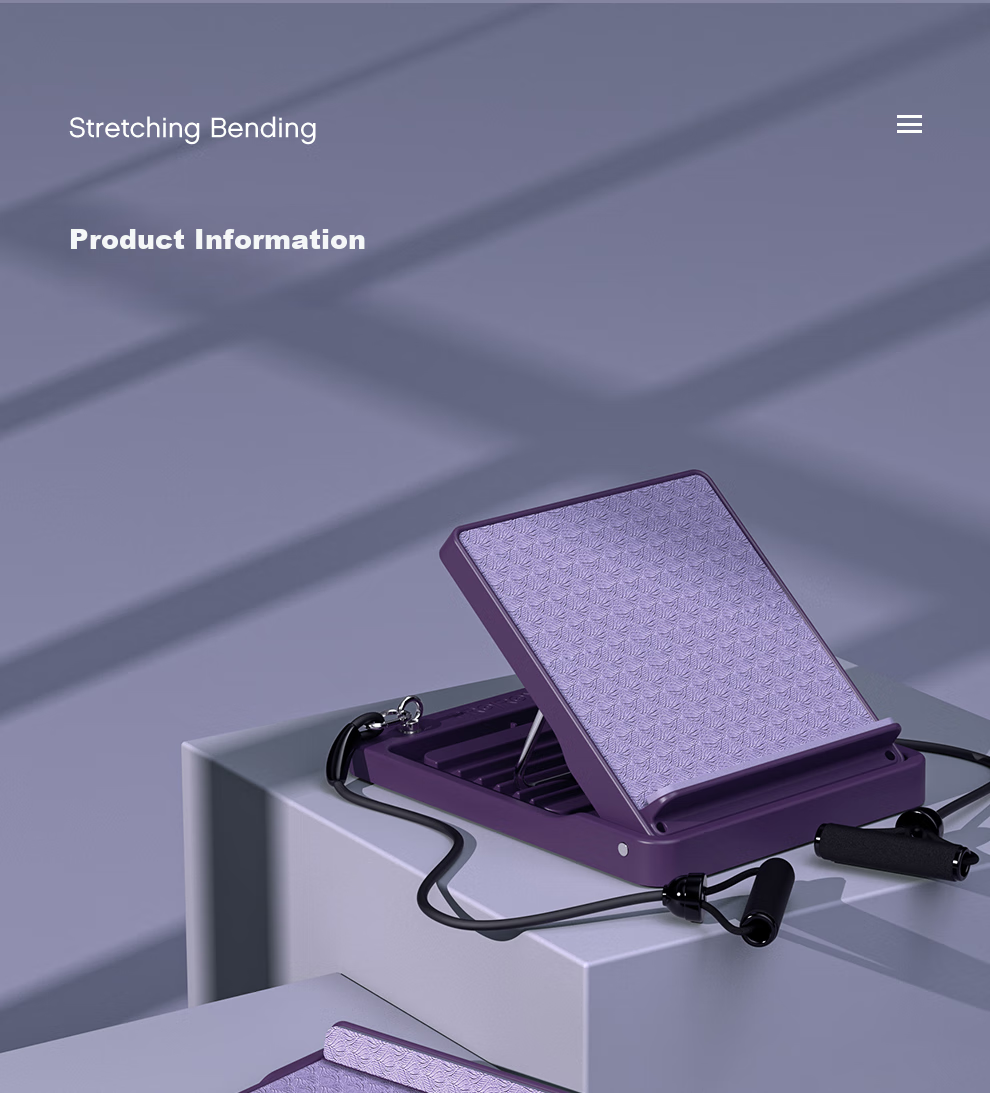 PROIRON Puliai Steel Stretching Board Seated Forward Bend Trainer Calf Stretch Incline Board Squat Step Platform 28