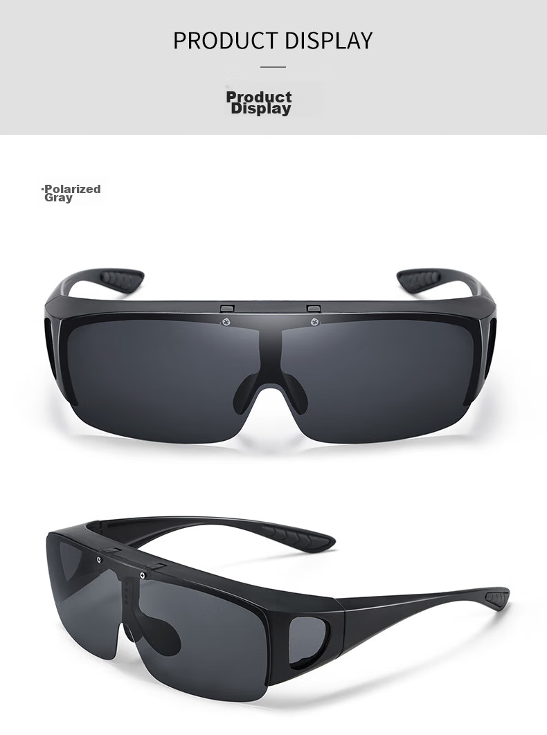 LESCA LUNETIER Clip-On Sunglasses for Nearsighted Men, Polarized Driving Glasses, Night Vision Eyewear, Day And Night Dual-Use Sunglasses Clip for Wome 12