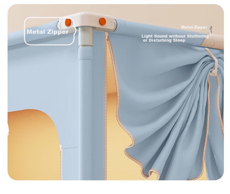 Mengduofu Student Dormitory Bed Curtain, Bunk Bed Full Blackout, No Installation Required, Integrated Mosquito Net, Fully Enclosed Mosquito Net, Dormitory Window Curtai 22