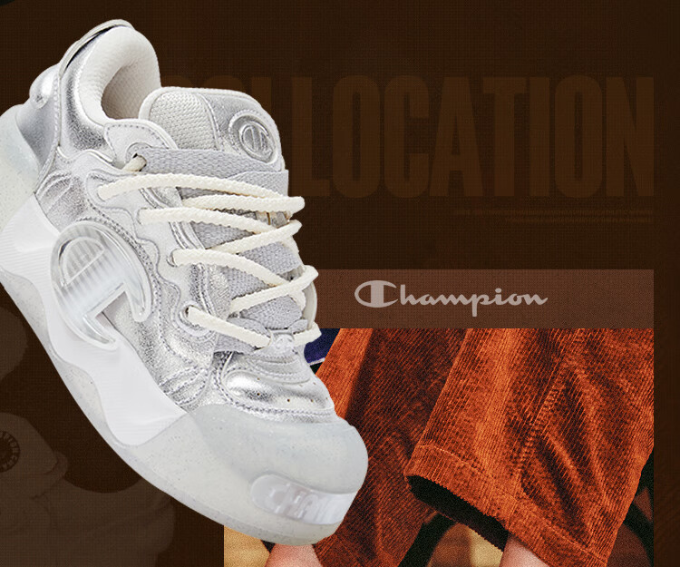 Champion American Champion Sneakers for Women And Men, Trendy Fashion Thick-Soled Height-Increasing Puffy Open-Face Bread Shoes 24SST05 11