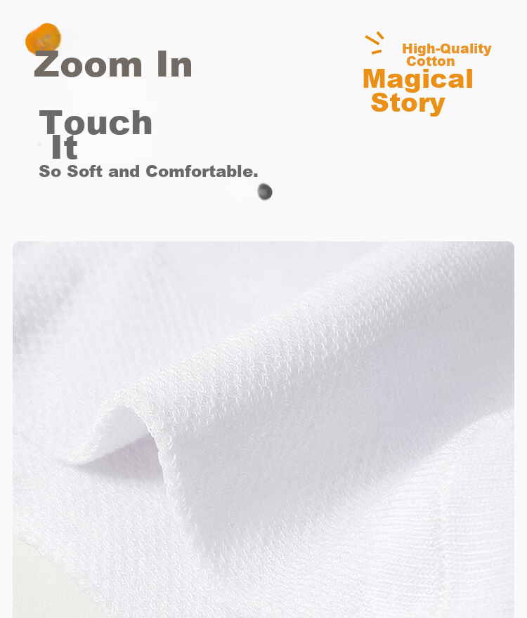 LangSha Children's Socks, Boys' Summer Thin Mesh Breathable Mid-Calf Socks, for Older Children And Students, White Socks 10