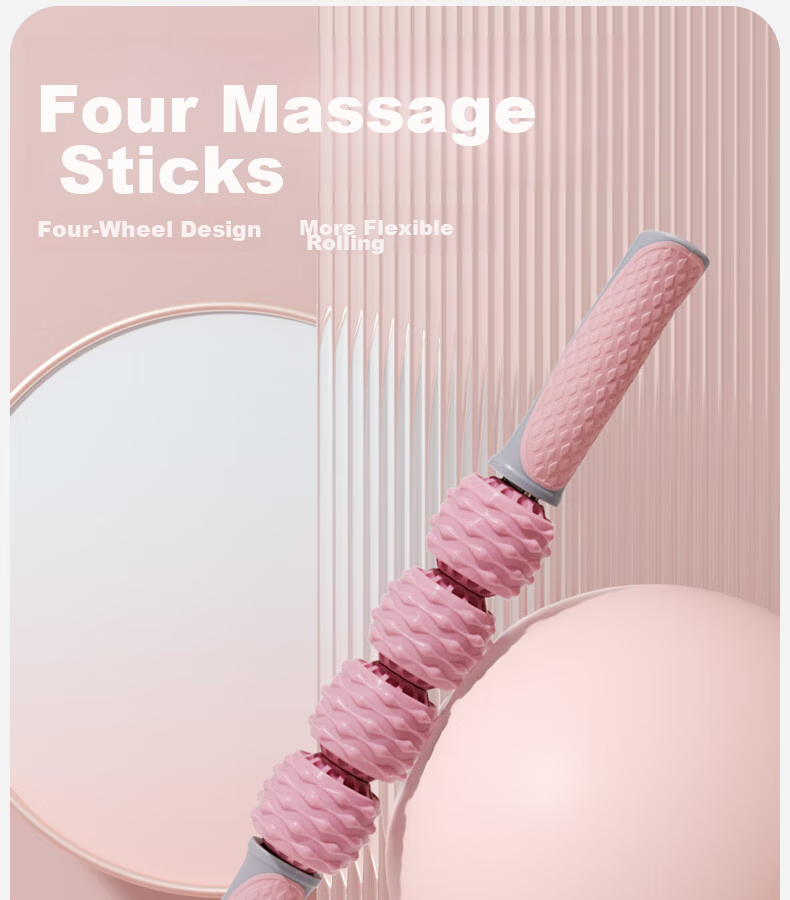 Yottoy Massage Roller with Wolf Tooth Design for Deep Muscle Fascia Relaxation, Full Body Pain Relief Massage Device 1