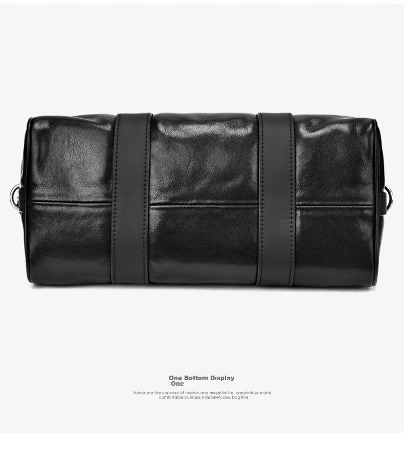 Pabojoe Top-Grain Leather Shoulder Crossbody Bag, Large Capacity Shoulder Bag, Commuter Backpack for Men, Versatile Fashionable Trendy Men's Bag 12