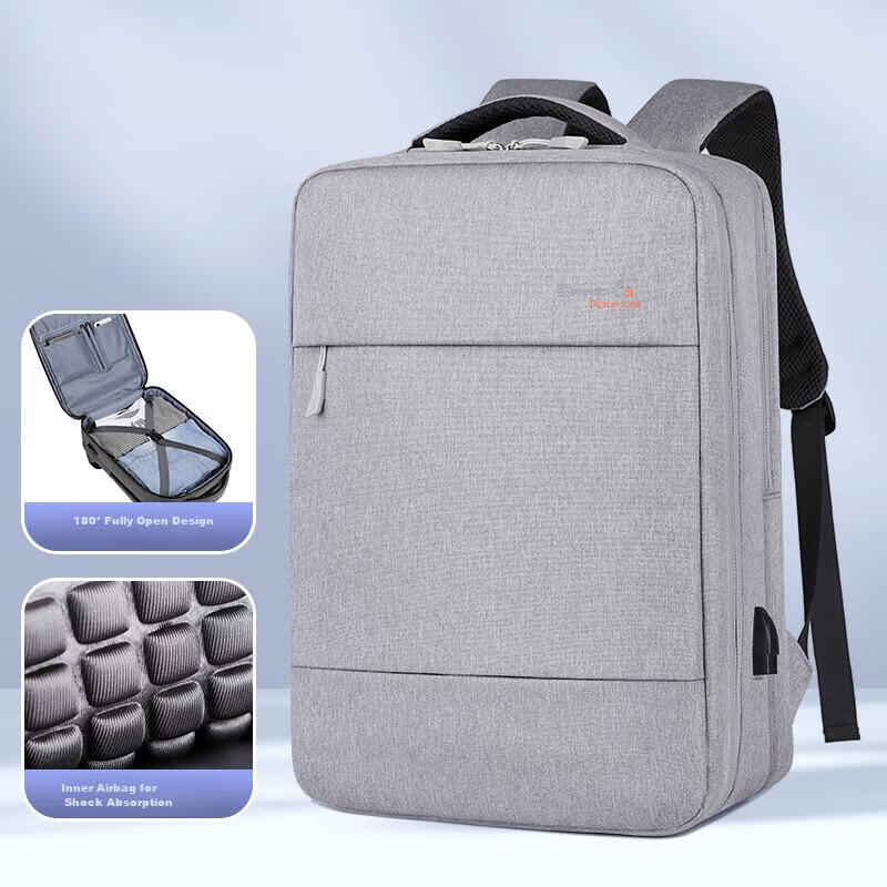 BRINCH Laptop Backpack 17.3 Inch Business Travel Bag Suitable for Apple Huawei Notebooks