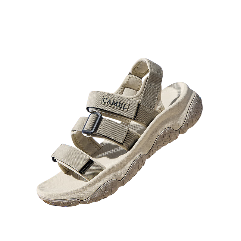 CAMEL Summer Outdoor Velcro Sandals for Men And Women, Quick-Drying Water Shoes for Stream Trekking And Beach, F24B162020