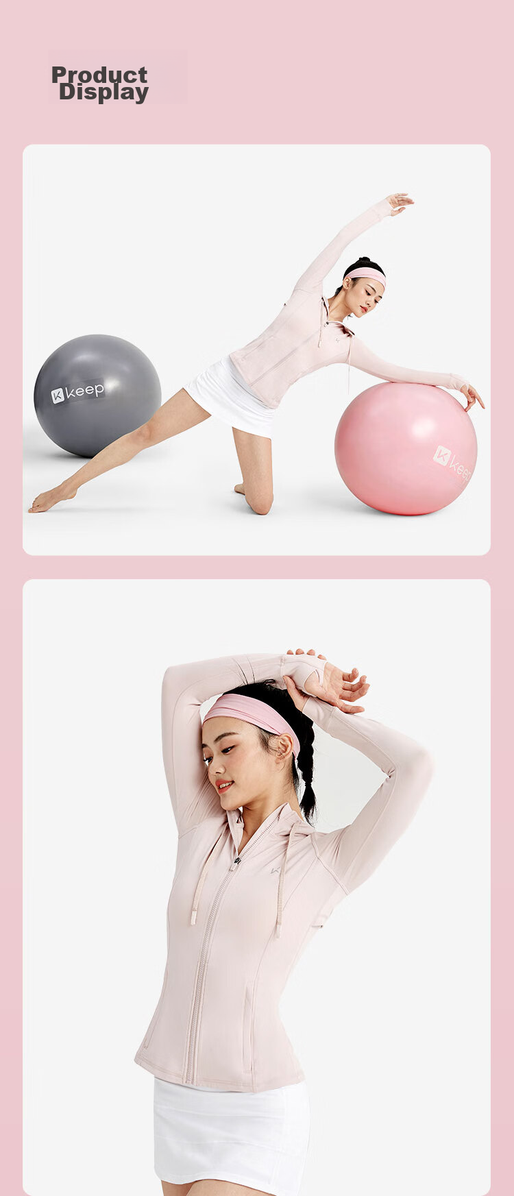 Keep Wide Headband for Yoga, Dance, Exercise, Fitness, Sweat-Absorbing And Breathable Hair Tie, Smog Blue 9