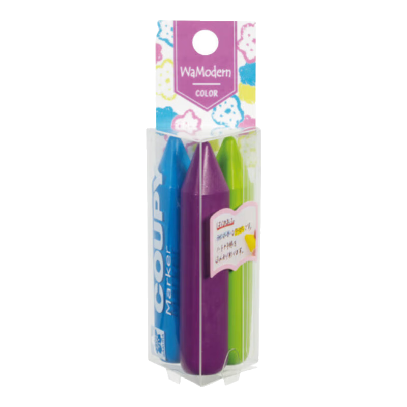 SAKURA Highlighters COUPY, 3-Pack, for Journaling, Drawing, Note-Taking, Highlighting, Office Use - Modern Colorful Art Supplies for Sketching And Educatio