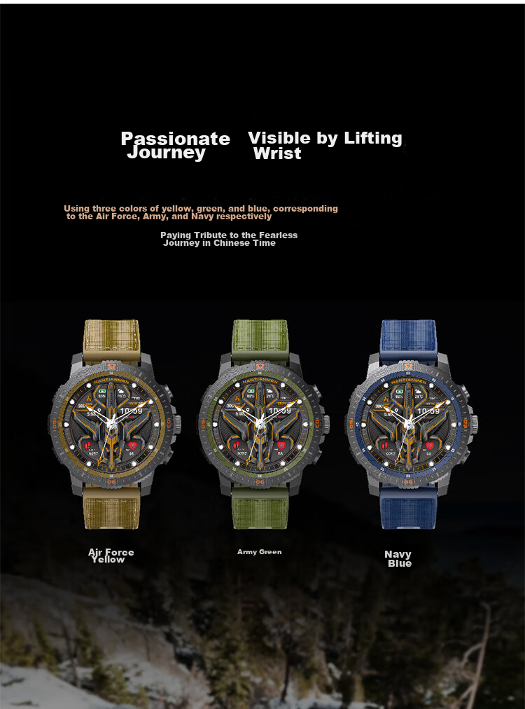 AILUO Nantianmen Project Collaboration Men's Watch, Mechanical Style Brand, Top Ten Smart Running Outdoor Professional Specialized Watch 10