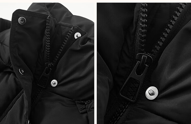 Dme [Light Life] Winter 50D Cotton-Feel Faux Memory Duck down Large Patch Pocket Petite Women's Down Jacket Coat 13