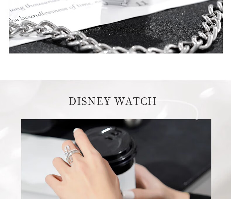 Disney Women's Starry Sky Girl Luxury Niche Wristwatch Gift Box Birthday Valentine's Day Present for Girlfriend 3